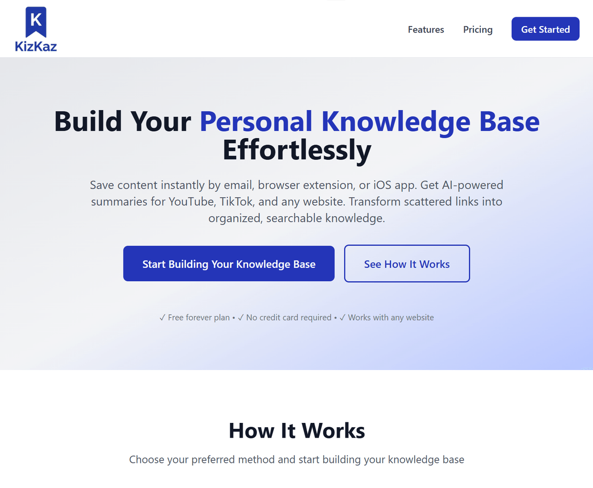 KizKaz homepage